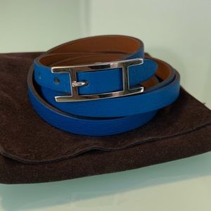 Royal blue wrap bracelet